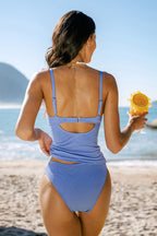 Sweet Pick Green Swimsuit Set