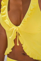 Sunny Disposition Yellow Bikini Set