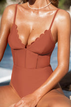 Evergreen Tummy Control One-Piece Swimsuit