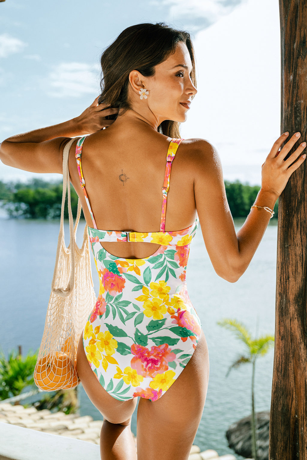 Act of Self-Love Floral One-Piece Swimsuit