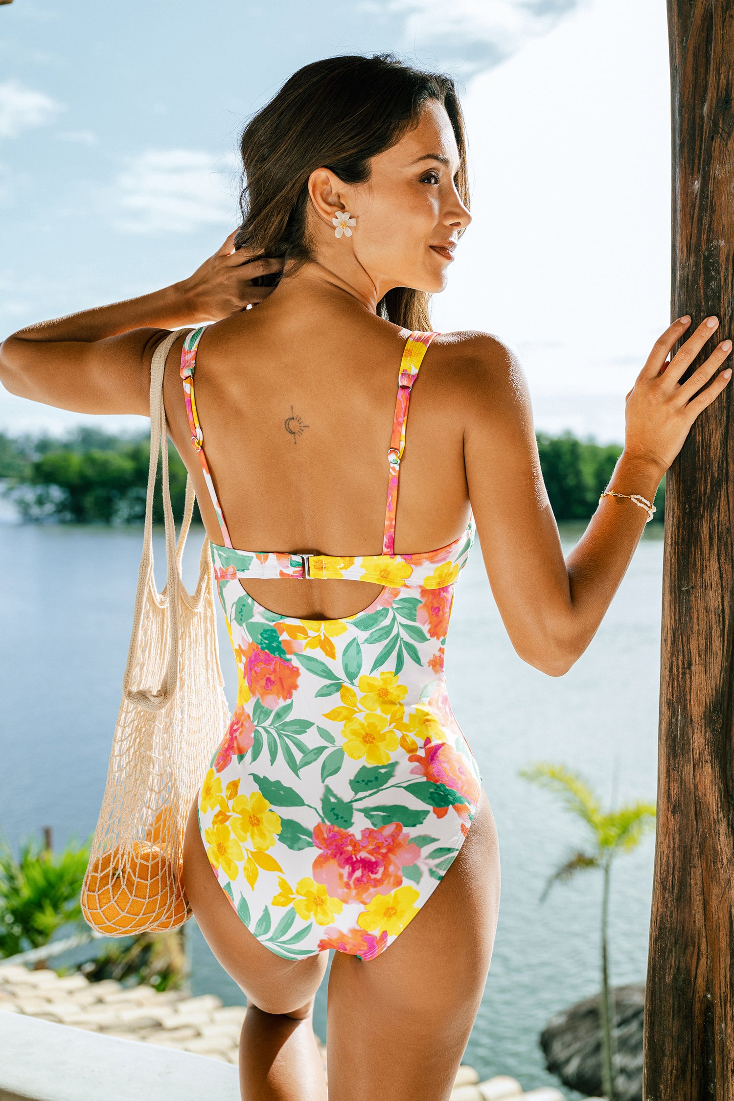 Act of Self-Love Floral One-Piece Swimsuit