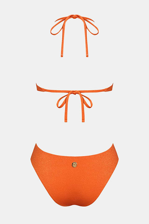 x JJD Orange Twist Bikini Set