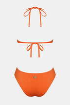 x JJD Orange Twist Bikini Set