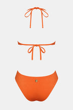 x JJD Orange Twist Bikini Set