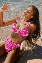 Sweet Pick Green Swimsuit Set