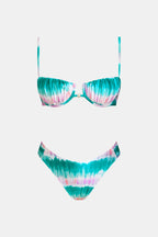 Across the Harbor Tie-Dye Cover-Up Kimono