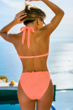 Tropics on My Mind Coral Bikini Set