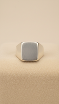 Sterling Silver Classic Signet Ring
