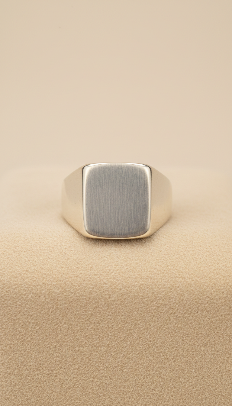 Sterling Silver Classic Signet Ring