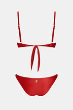French Romance Red One-Piece Swimsuit